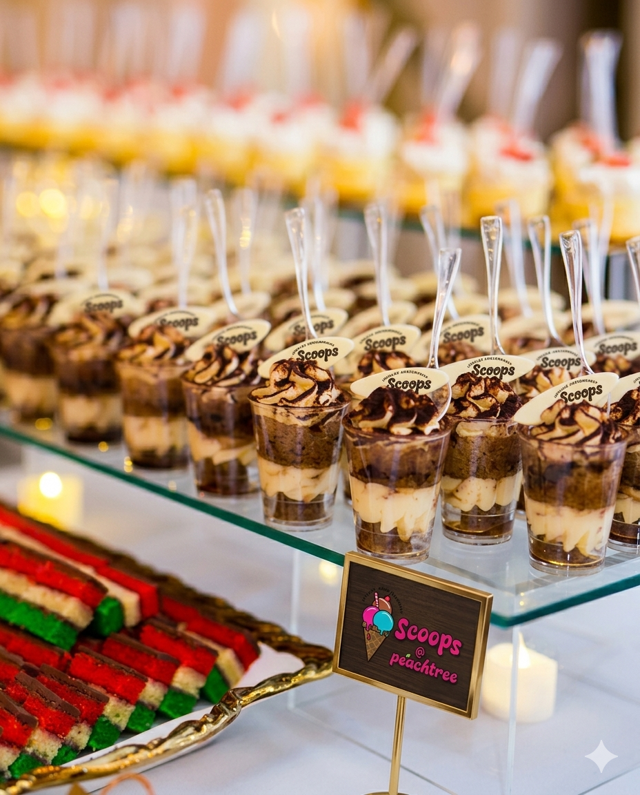 Dessert arrangement